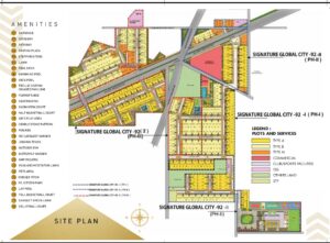 SIGNATURE GLOBAL CITY 92 SECTOR 92 GURGAON SITE PLAN