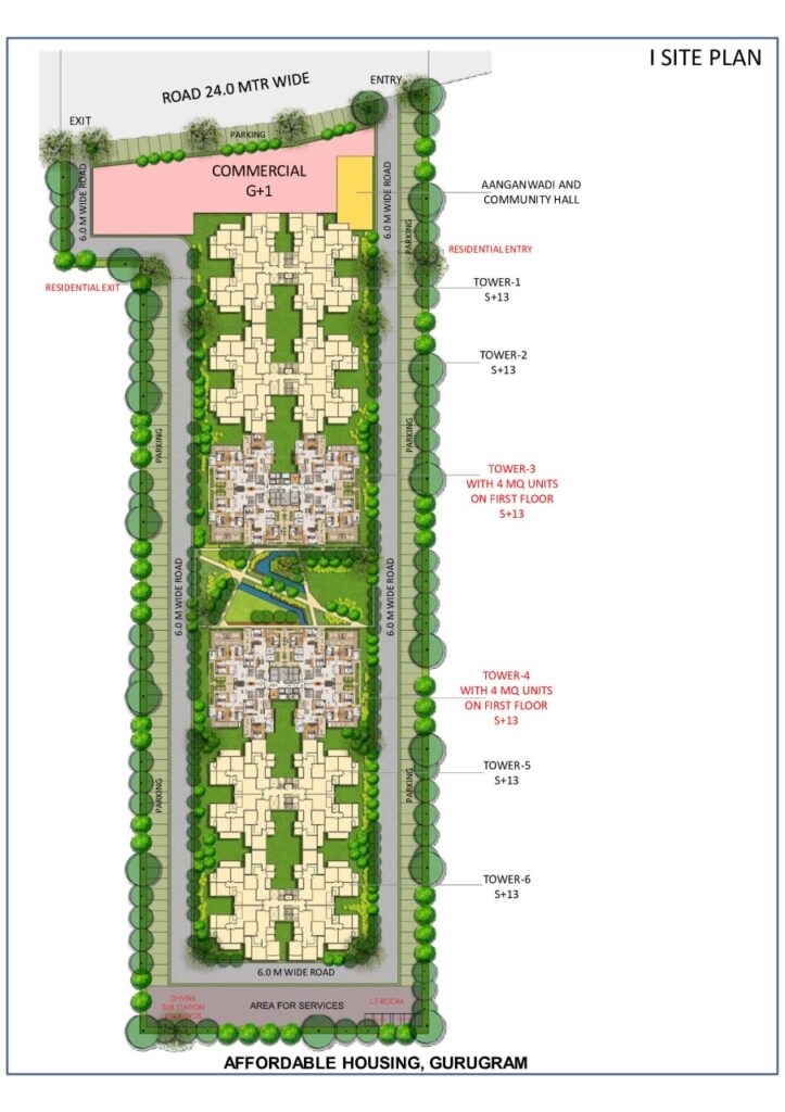 Rajvik-Affordable-Housing-Project-Sector-79-Gurgaon-Siteplan