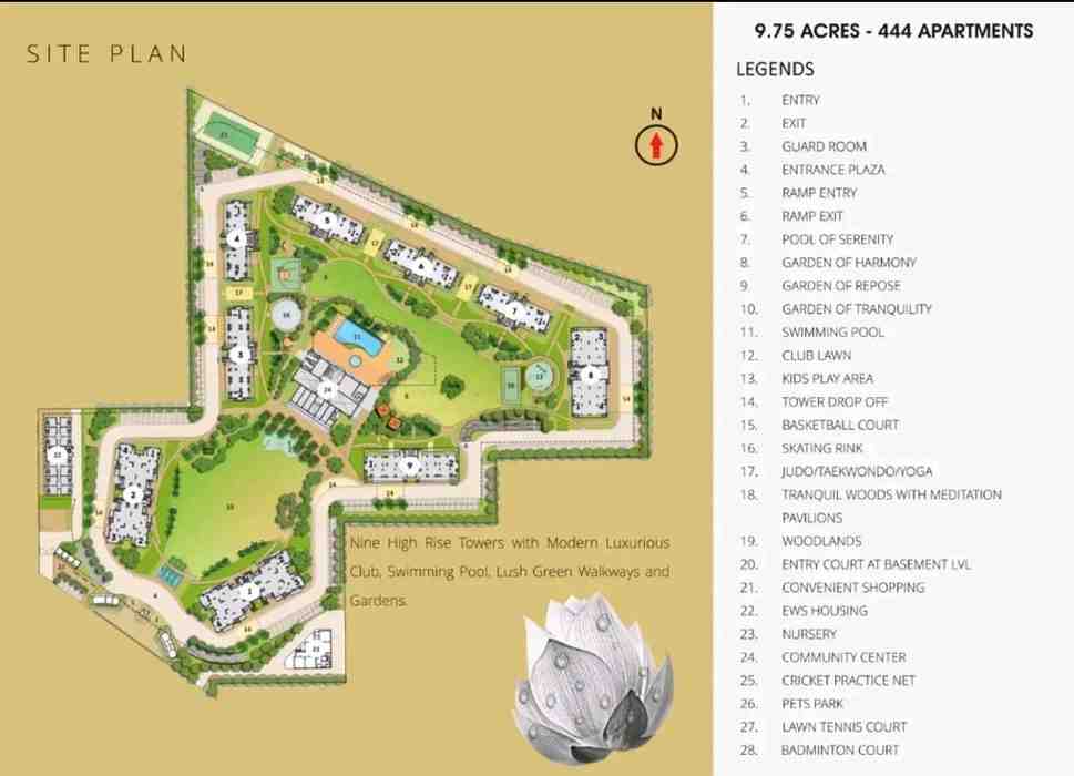 chintels serenity Master Plan