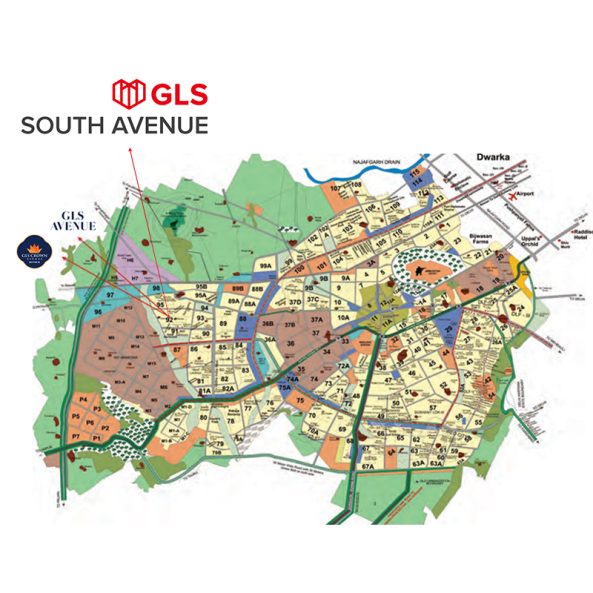 GLS-South-Avenue-Location-Map